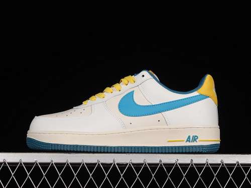 320CW3388203AIR FORCE 1 LOW 07 OFF WHITEBLUEYELLOWWOMAN3639MAN4045