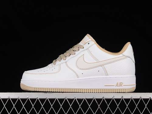 320DF3266053AIR FORCE 1 LOW 07 WHITEWHITELIGHT KHAKIWOMAN3639MAN4045
