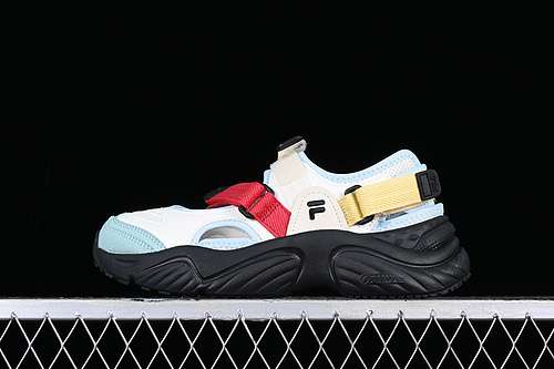 280T12W321401FSHFILA FUSION NON SLIP SANDALS WHITEBLACKREDYELLOWWOMAN35540