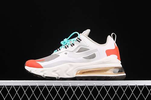 AO4971200AIR MAX 270 REACT WHITETEAM ORANGEPLATINUM TINTUNISEX3646
