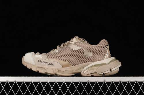 550W3RF16090ZG BALENCIAGA SNEAKER TESS SGOMMA BROWNBROWNBROWNWOMAN3639MAN4046