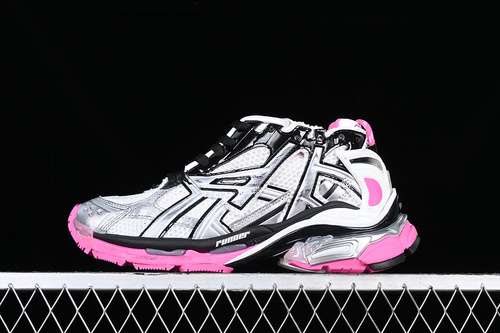 600W3RBW9155BALENCIAGA RUNNER KITH FOURCOLOR WHITEBLACKSILVERPINKUNISEX3546