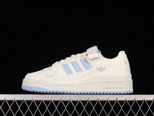 270GY7985FORUM 84 LOW SHOES CLOUD WHITECLOUD WHITESKY BLUEWOMAN3639MAN4045