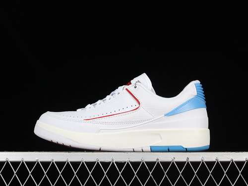 320DX4401164AIR JORDAN 2 LOW  UNC TO CHICAGO WHITEFIRE RED DARK POWDER BLUESAIL3945