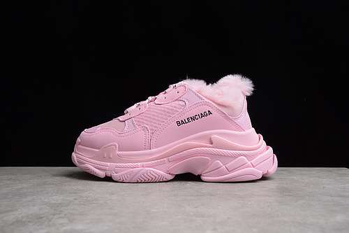 45068562W3CQ55000BALENCIAGA TRIPLE S SNEAKERS PINKPINKBLACKWOMAN3539MAN4046