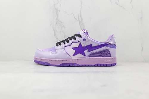 460BAPE STA LOW PURPLELIGHT PURPLEBLACKWOMAN3639MAN4045