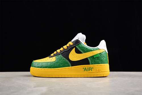 360AIR FORCE 1 07 LOW WHITEBLACKYELLOWGREENWOMAN3639MAN40475
