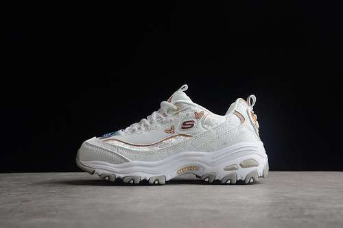 280SKECHERS DLITES 10 LOW TOP RUNNING SHOES WHITEPINKWHITEWOMAN3540
