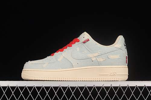 340VI6396158LEVIx27S X AIR FORCE 1 07 LOW BEIGEBLUEBEIGEWOMAN3639MAN4045