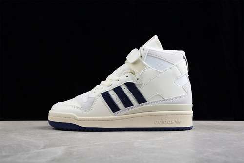 280GY4363FORUM 84 HIGH SHOES CLOUD WHITECLOUD WHITECOLLEGIATE NAVYUNISEX3645