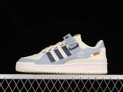 300HQ6334FORUM 84 LOW SHOES BLUEWHITENAVYWOMAN3639MAN4045