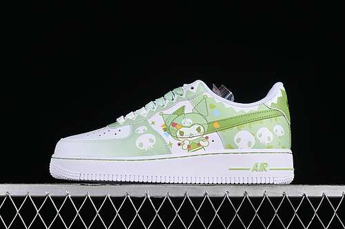 320CW2288111DORAEMON AIR FORCE 1 07 LOW WHITEGREENWOMAN3639MAN4045