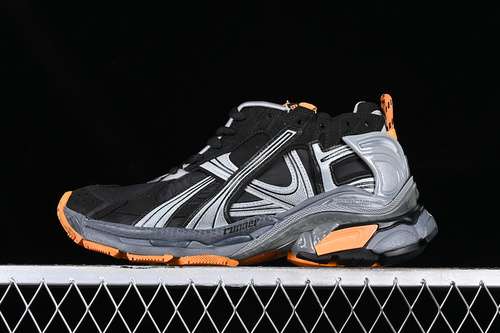 600W3RNY4018BALENCIAGA RUNNER KITH FOURCOLOR GREYBLACKORANGEWOMAN3539MAN4046