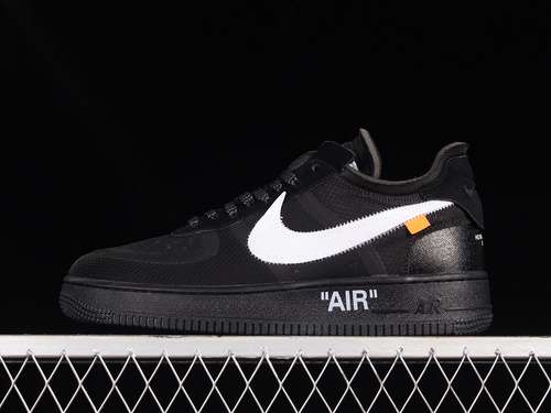 380AO4606001OFFWHITE X AIR FORCE 1 LOW BLACKWHITECONEBLACKWOMAN3639MAN4045