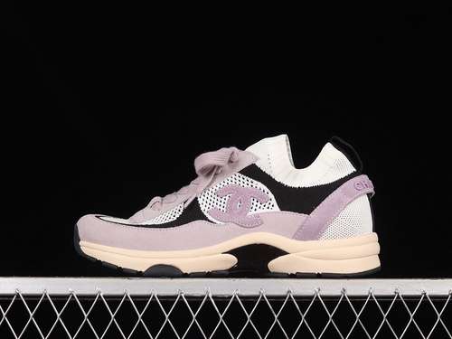 400E0628CHANEL 22SS FASHION CASUAL SHOES WHITEBLACKPURPLEWOMAN3540