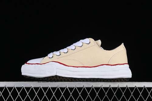 400MMY WAYNE ORIGINAL SOLE LEATHER LOW SNEAKER WHITEYELLOWWOMAN3539MAN4045