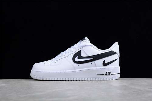 300DM0143101AIR FORCE 1 LOW 07 WHITEWHITEBLACKWOMAN3639MAN4045