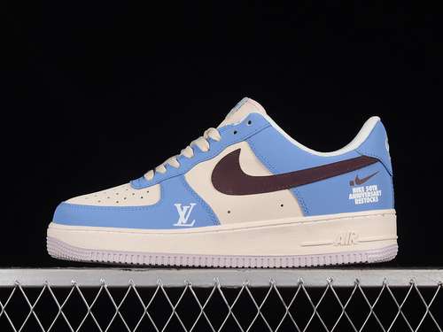 320315122010AIR FORCE 1 LOW 07 X LV BEIGEBLUEBLACKWOMAN3639MAN4045