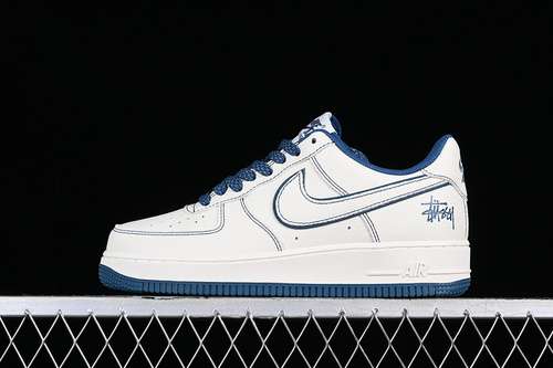 340UN1635333STUSSY X AIR FORCE 1 LOW WHITEBLUEWOMAN3639MAN4045
