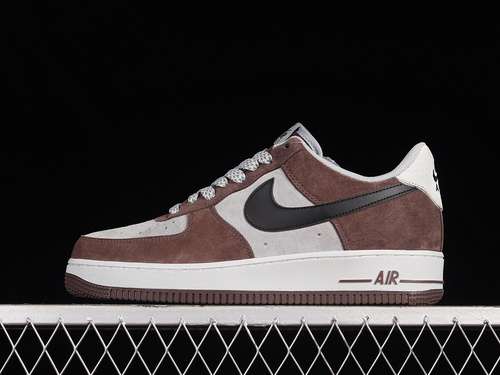 340DC3366323AKIRA X AIR FORCE 1 LOW 07 MOCHA BLACKGREYBROWNWOMAN3639MAN4045
