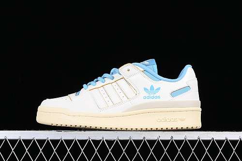 300FZ6342ADIDAS FORUM 84 LOW CLASSIC OFF WHITECREAM WHITEPRELOVED BLUEUNSIEX3645