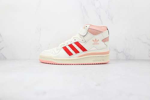 360HO1670FORUM 84 HIGH WHITEUNIVERSITY REDPINKWOMAN3639MAN4045