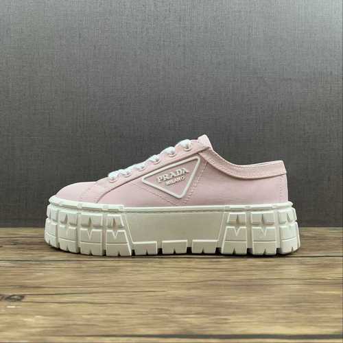 360PRADA PLATFORM DADDY SHOES LIGHT PINKLIGHT PINKWHITEWOMAN3540