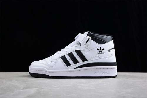 280FY7939FORUM MID SHOES CLOUD WHITECORE BLACKCLOUD WHITEWOMAN3639MAN4045