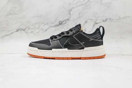 300CK6654002SB DUNK LOW DISRUPT BLACK GUM BLACKWHITELIGHT GUM BROWNUNISEX3645