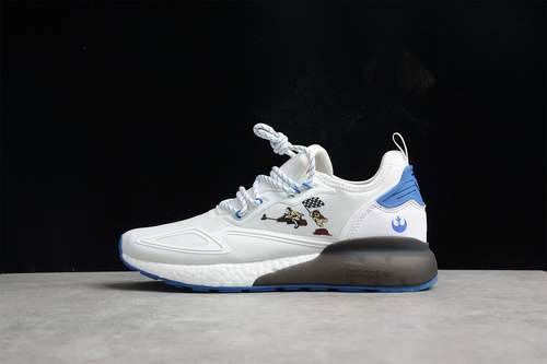 290G55568STAR WARS X ZX 2K BOOST J INTERGALACTIC RACE CLOUD WHITESCARLETCORE BLACK