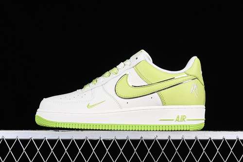 340LO5636222FAT JOE AIR FORCE 1 07 LOW WHITEGREENWOMAN3639MAN4045