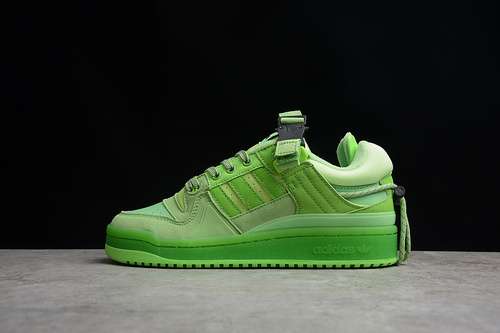 280GW0269BAD BUNNY X FORUM LOW SHOES FLUORESCENT GREENBLACKWOMAN3639MAN4045