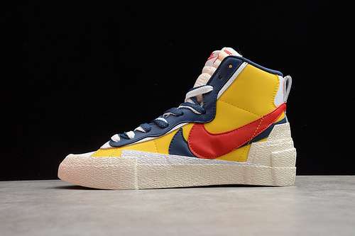 300BV0072 700SACAI X BLAZER HIGH YELLOWUNIVERSITY BLUESAILWHITEUNISEX3645