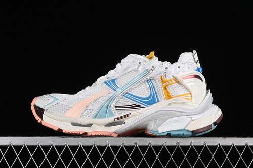 530W3RNY0326BALENCIAGA RUNNER KITH FOURCOLOR 70 WHITEBLUEORANGEUNISEX3546