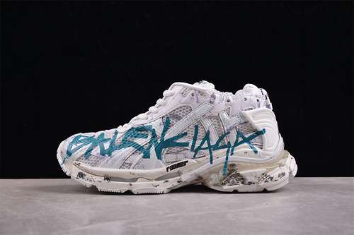 580W3RNY0133BALENCIAGA RUNNER KITH FOURCOLOR 70 GREYBLUEWHITEWOMAN3539MAN4046
