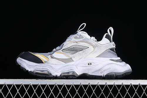 500W2MV19012BALENCIAGA CARGO WHITEGREYSILVERBLACKWOMAN3539MAN4046