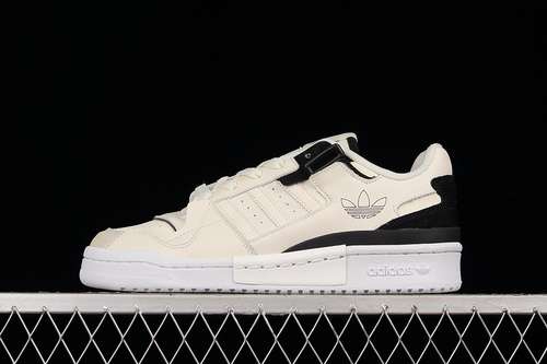 340H01914FORUM EXHIBIT LOW SHOES OFF WHITECORE BLACKCREAM WHITEWOMAN3639MAN4045