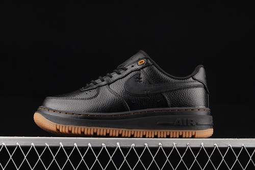 270DB4109001AIR FORCE 1 LUXE BLACK GUM BLACKBLACKBUCKTANGUM YELLOWMAN4046