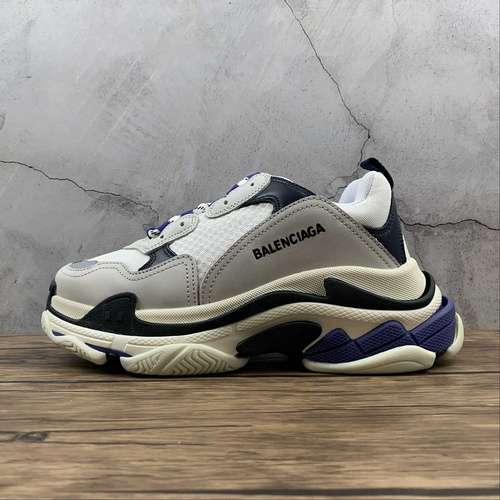 470BALENCIAGA TRIPLE S DADSHOES GREYBLACKWHITEWOMAN3539MAN4046