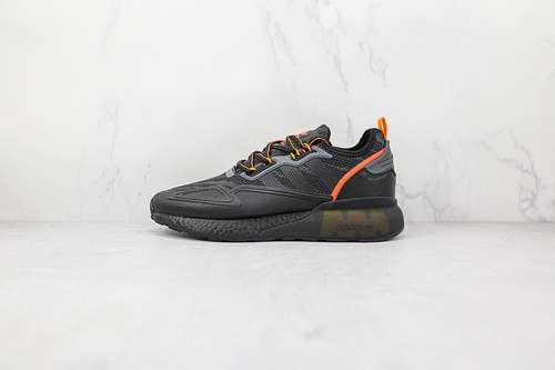 320GY3547ZX 2K BOOST SHOES CORE BLACKCORE BLACKTRUE ORANGEMAN3945