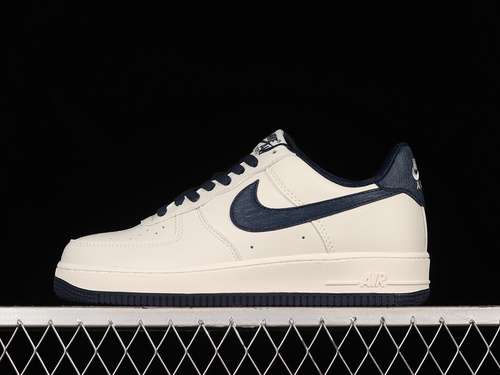 340PA3035068AIR FORCE 1 LOW 07 BEIGEDARK BLUEBEIGEWOMAN3639MAN4045