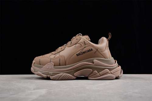 470W2FA19911BALENCIAGA TRIPLE S SNEAKER BROWNBROWNBLACKWOMAN3539MAN4046