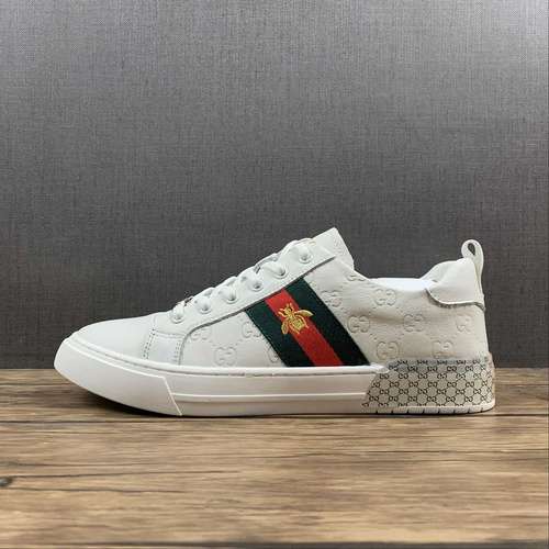 400431942 02JPO 60539GUCCI CASUAL SNEAKERS WHITENAVY BLUEGOLDREDMAN3844