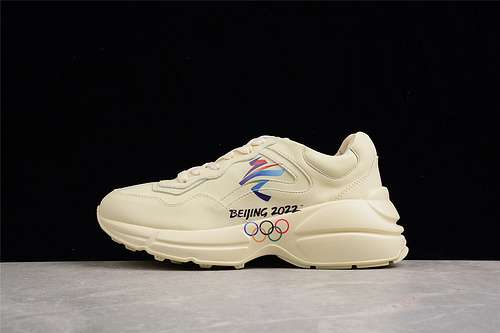 530GUCCI BINGDUNDUN RHYTON VINTAGE TRAINER SNEAKERS BEIGEBLUEBLACKWOMAN3539MAN4044