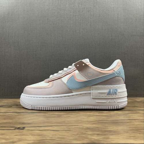 270CI0919100AIR FORCE 1 LOW SHADOW WHITELIGHT PINKBLUEWOMAN35540