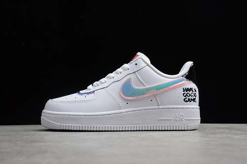 280DC0710191AIR FORCE 1 LOW HAVE A GOOD GAME WHITEBLACKSILVERUNISEX3645