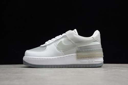 300CK6561100AIR FORCE 1 SHADOW SE WHITEPARTICLE GREYGREY FOGPHOTON DUST