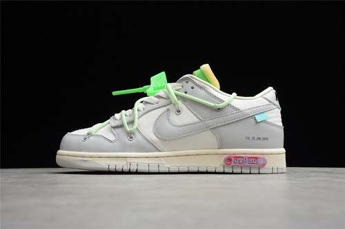 480DM1602108OW X SB DUNK LOW THE 50 LIGHT GREYWHITEGREENWOMAN3639MAN4047