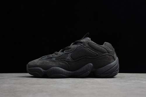 F36640YEEZY BOOST 500 UTILITY BLACKBLACKWOMAN3639MAN4046