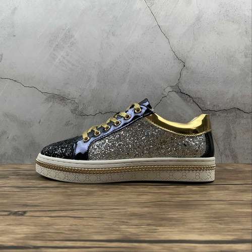 270CASUAL SNEAKERS BLACKGOLDSILVERWOMAN3639MAN4044